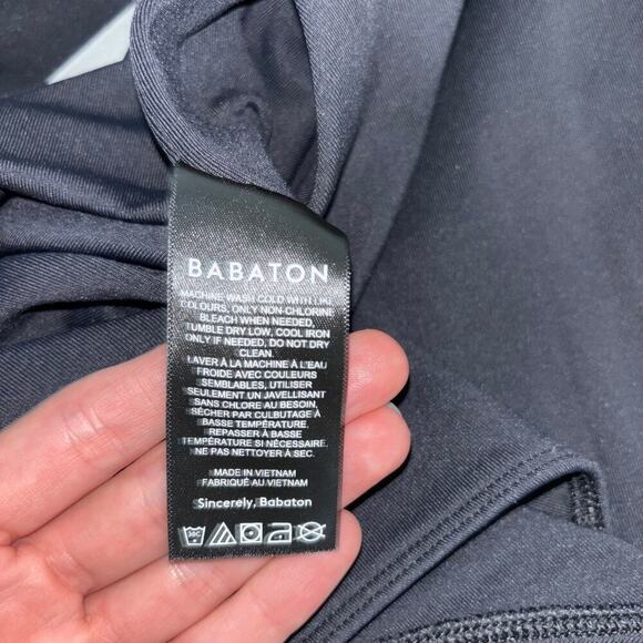 Aritzia Babaton Contour Long Sleeve Bodysuit Black Size Medium - Picture 9 of 15